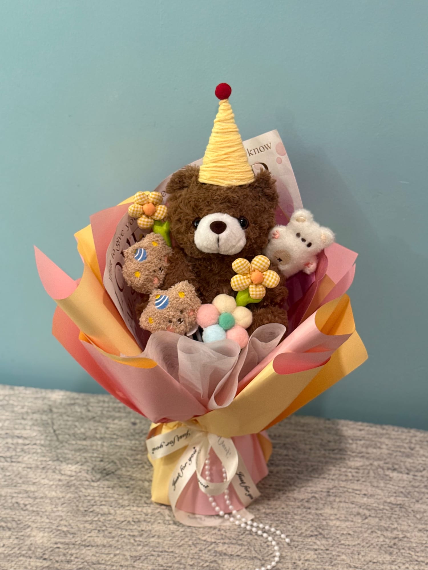 Plushie Bear Cartoon Bouquet