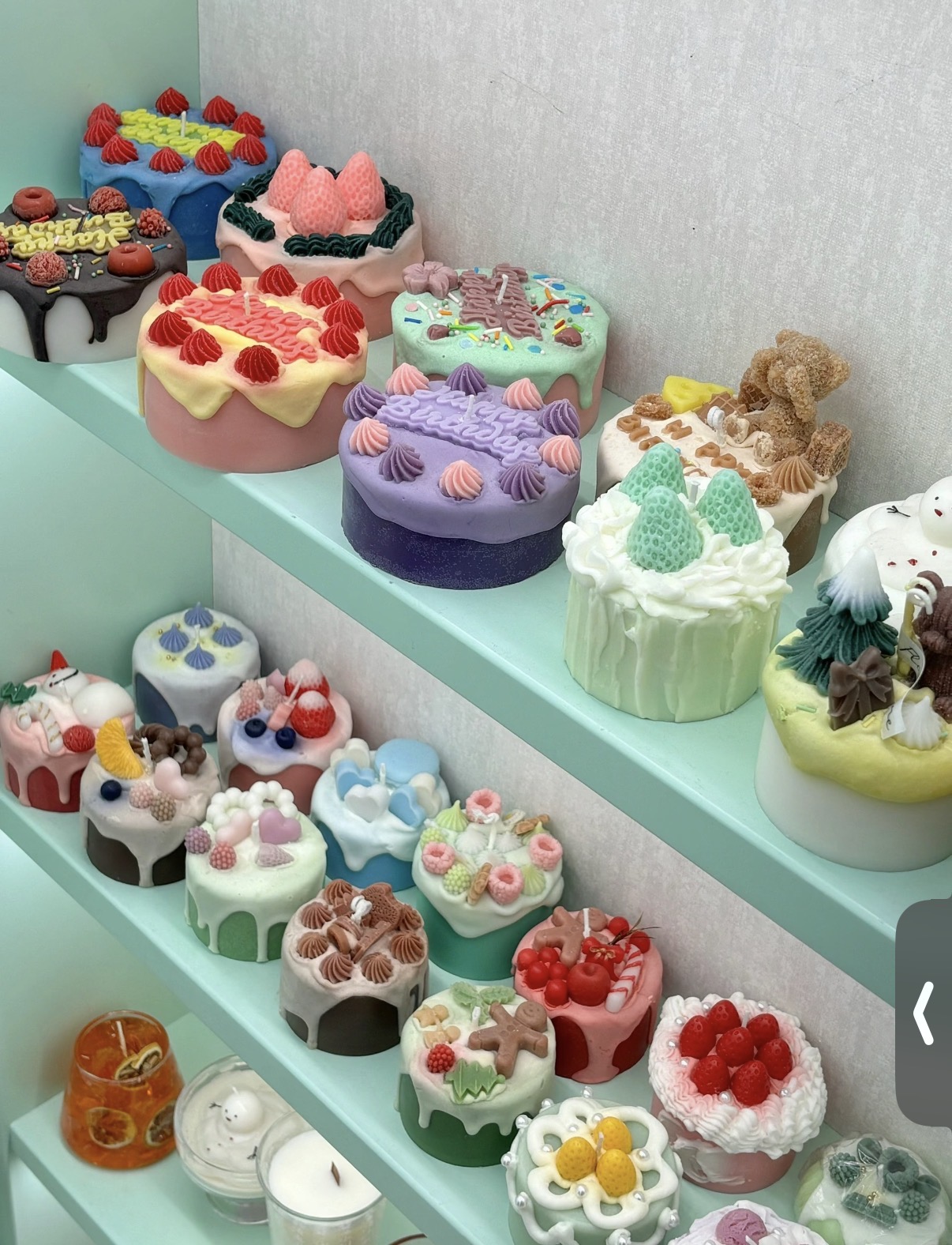 candle cake making