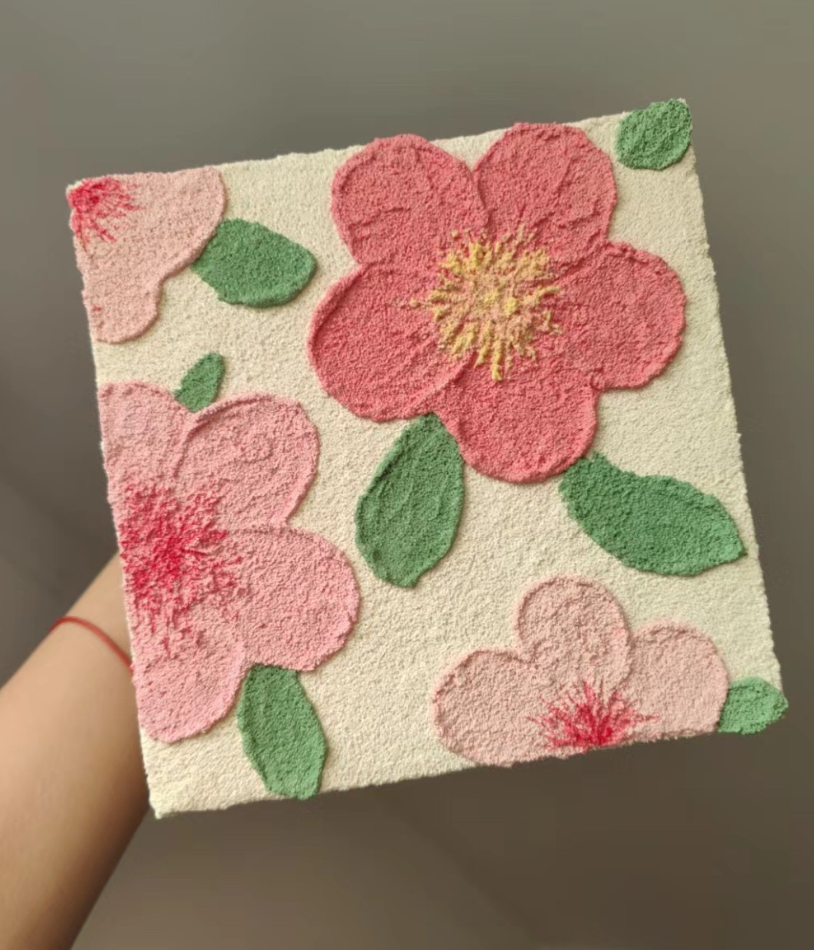 Texture painting canvas